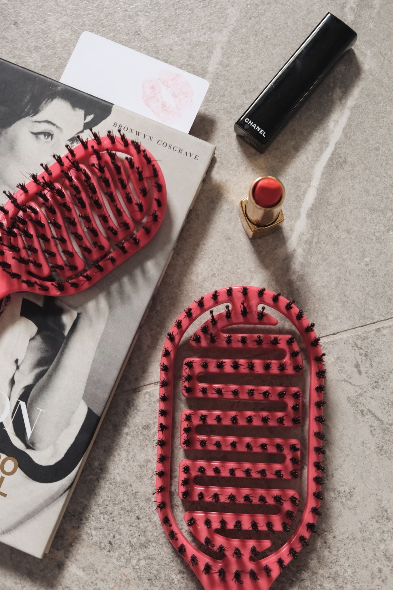 Limited edition Coral & lepoard print Knotty Brush and the big feckin shower comb