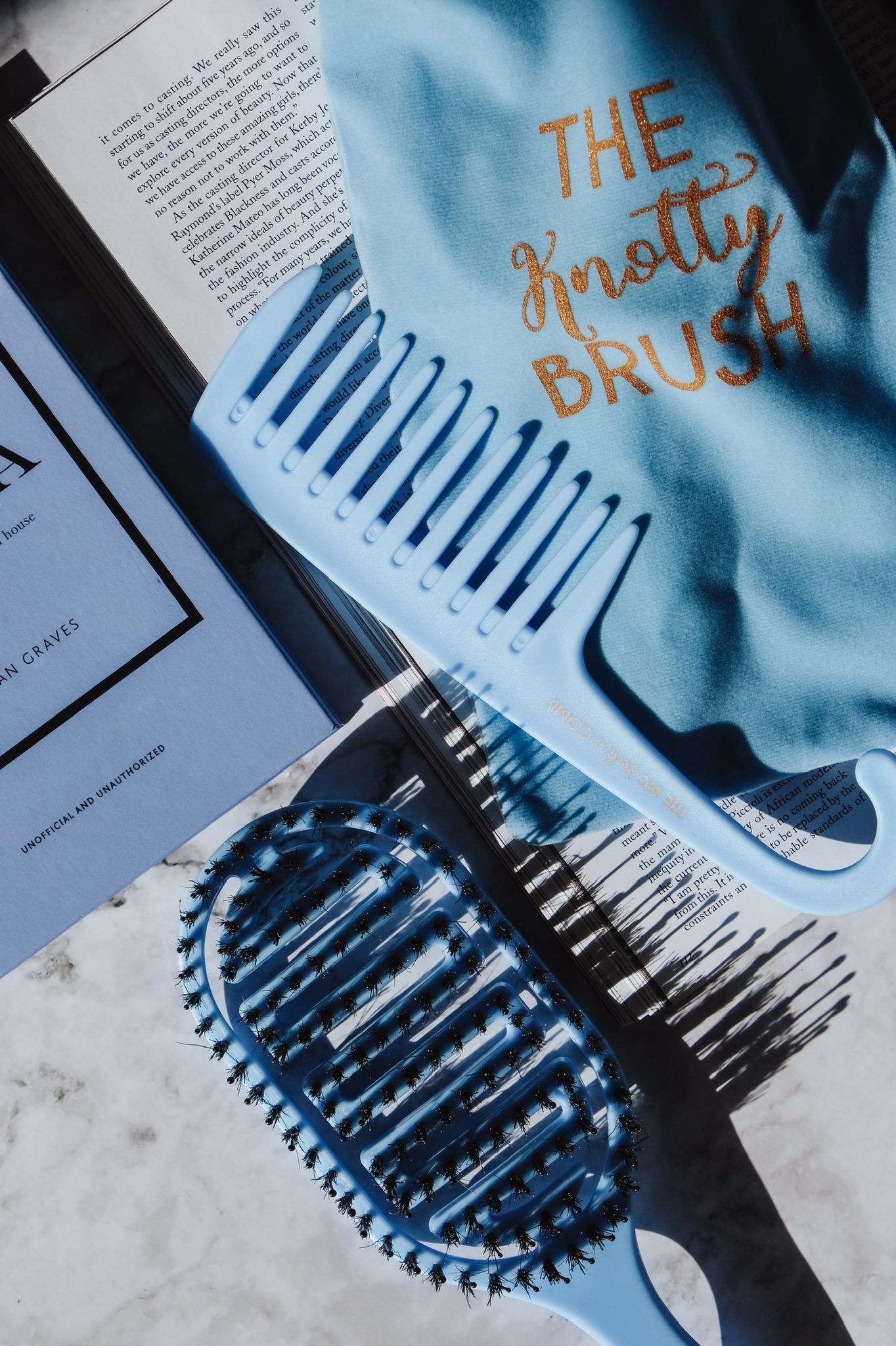 The Knotty Brush Duo - Ltd Edition Blue