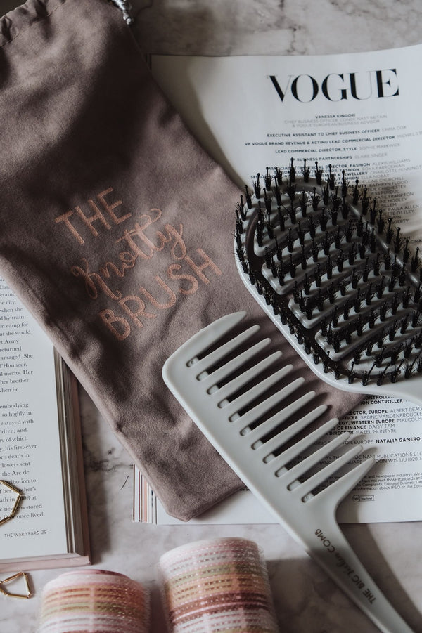 The Knotty Brush Duo - Ltd edition Grey