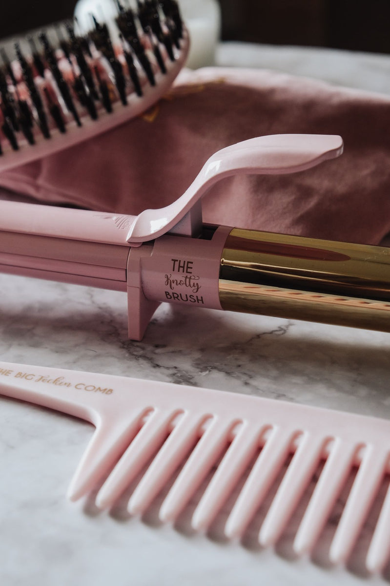Curling Tongs and Knotty Brush Trio The Knotty Brush